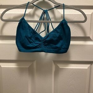 Free People Bundle Deep Blue Strappy Bralettes